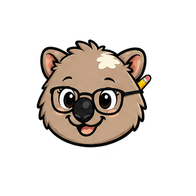 Teacher Joey wearing glasses and holding a pencil